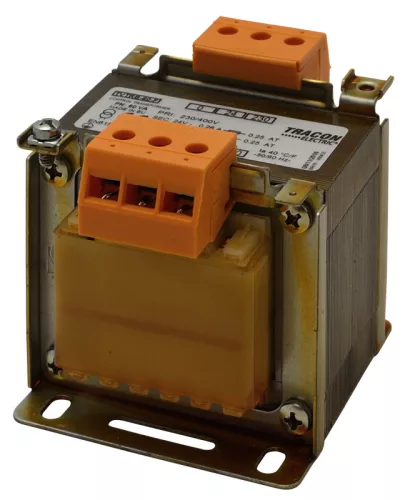 Biztonsági, egyfázisú kistranszformátor 230-400V / 24-230V, max.60VA