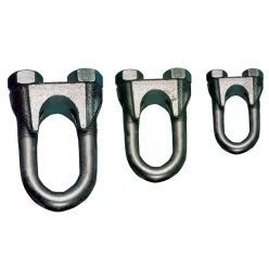 Sodronyszorító bilincs, U profil d=12-14mm