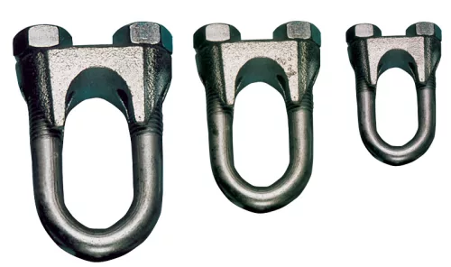 Sodronyszorító bilincs, U profil d=12-14mm