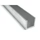 Alumínium U profil LED szalaghoz 15x15x2