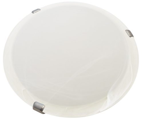 Üveg mennyezeti UFO lámpatest, 1x60W fehér