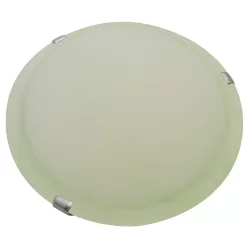 Üveg mennyezeti UFO lámpatest, 1x60W zöld