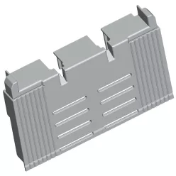  Érintésvédelmi burkolat, 3P 00, 3P, h1=39 mm / 34 mm, F,S00,P00,R95