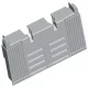 Érintésvédelmi burkolat, 3P 00, 3P, h1=39 mm / 34 mm, F,S00,P00,R95
