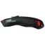 Trapéz pengés kés, alu markolat gumibetéttel, SK4 T-penge L=175mm, D=41mm, W=27mm, d=19mm