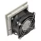 Elosztószekrény ventilátor szűrőbetéttel