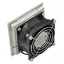 Elosztószekrény ventilátor szűrőbetéttel