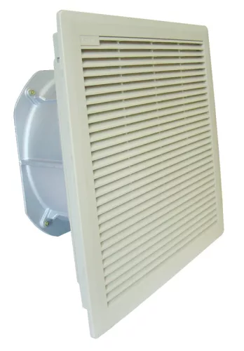 Szellőztető ventilátor szűrőbetéttel 325×325mm, 375/500m3/h, 230V 50-60Hz, IP54