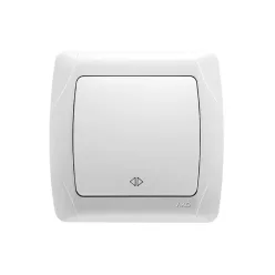 Panasonic Carmen kereszt kapcsoló 107 fehér keret