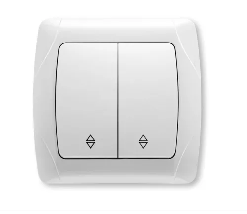 Panasonic Carmen dupla váltókapcsoló 106+6 fehér keret