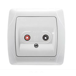 Panasonic Carmen audio aljzat 2 RCA fehér keret