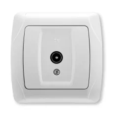 Panasonic Carmen TV aljzat végzáró fehér keret