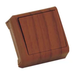 Vera egypólusú kapcsoló mahagóni