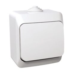   Schneider Electric CEDAR PLUS Egypólusú kapcsoló, IP44, fehér (101)