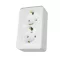 Schneider Electric PRIMA 2x2P+F csatlakozóaljzat, 16A, fehér