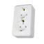 Schneider Electric PRIMA 2x2P+F csatlakozóaljzat, 16A, fehér