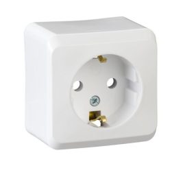 Schneider Electric PRIMA 2P+F csatlakozóaljzat, 16A, fehér
