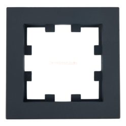 Panasonic Karre Plus 55 Soft Touch egyes keret Éjfekete