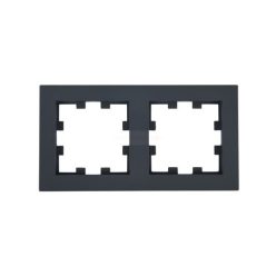   Panasonic Karre Plus 55 Soft Touch kettes keret vízszintes Éjfekete