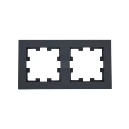 Panasonic Karre Plus 55 Soft Touch kettes keret vízszintes Éjfekete