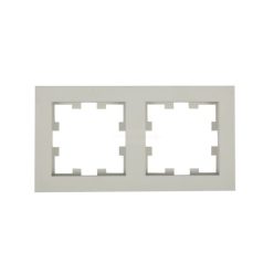   Panasonic Karre Plus 55 Soft Touch kettes keret vízszintes Homok