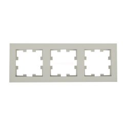   Panasonic Karre Plus 55 Soft Touch hármas keret vízszintes Homok