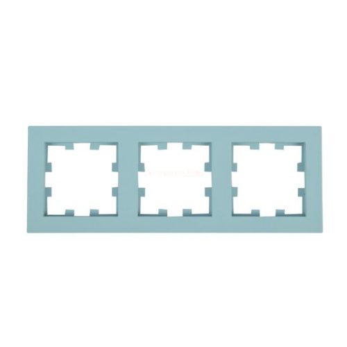 Panasonic Karre Plus 55 Soft Touch hármas keret vízszintes Türkiz