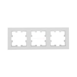   Panasonic Karre Plus 55 Soft Touch hármas keret vízszintes Kagylóhéj