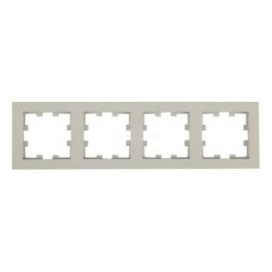   Panasonic Karre Plus 55 Soft Touch négyes keret vízszintes Homok