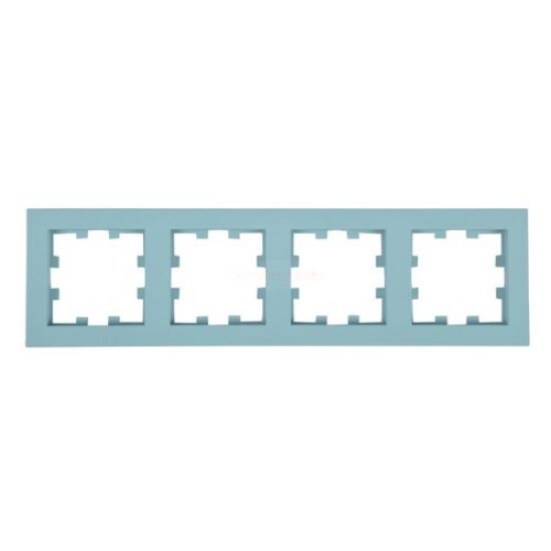 Panasonic Karre Plus 55 Soft Touch négyes keret vízszintes Türkiz