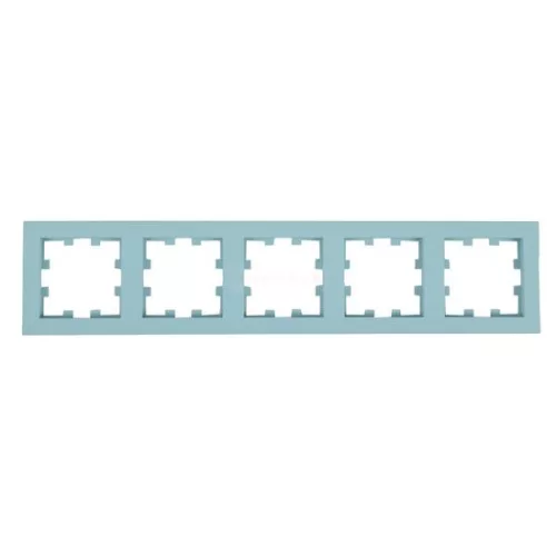 Panasonic Karre Plus 55 Soft Touch ötös keret vízszintes Türkiz