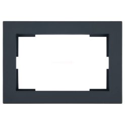   Panasonic Karre Plus 55 Soft Touch dupla dugalj keret Éjfekete