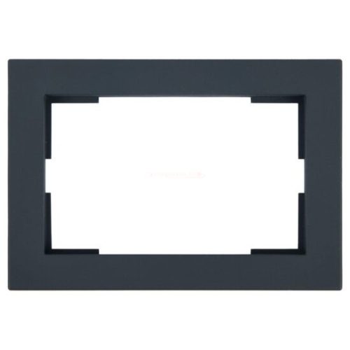 Panasonic Karre Plus 55 Soft Touch dupla dugalj keret Éjfekete