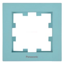   Panasonic Karre Plus 55 Soft Touch egyes keret feliratos Türkiz