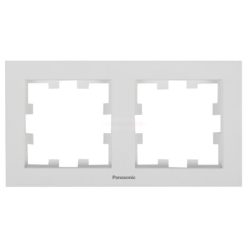   Panasonic Karre Plus 55 Soft Touch kettes keret vízszintes feliratos Kagylóhéj