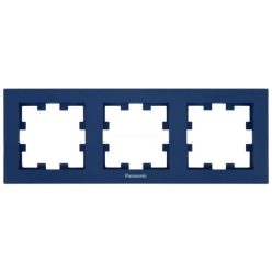   Panasonic Karre Plus 55 Soft Touch hármas keret vízszintes feliratos Óceán