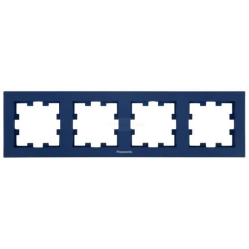 Panasonic Karre Plus 55 Soft Touch négyes keret vízszintes feliratos Óceán