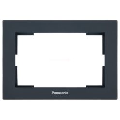   Panasonic Karre Plus 55 Soft Touch dupla dugalj keret feliratos Éjfekete