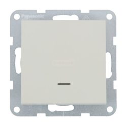   Panasonic Karre Plus 55 Soft Touch egypólusú kapcsoló jelzőfénnyel 101 Homok keret nélkül