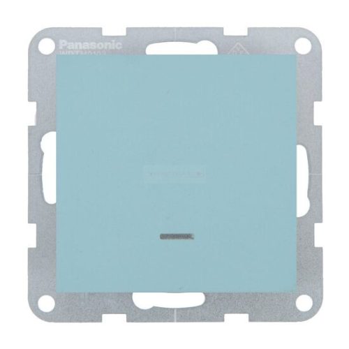 Panasonic Karre Plus 55 Soft Touch egypólusú kapcsoló jelzőfénnyel 101 Türkiz keret nélkül