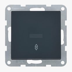   Panasonic Karre Plus 55 Soft Touch Váltó kapcsoló 106 Éjfekete