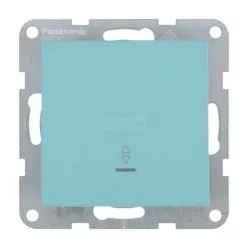   Panasonic Karre Plus 55 Soft Touch Váltó kapcsoló jelzőfénnyel 106 Türkiz