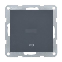   Panasonic Karre Plus 55 Soft Touch Keresztváltó kapcsoló 107 Éjfekete
