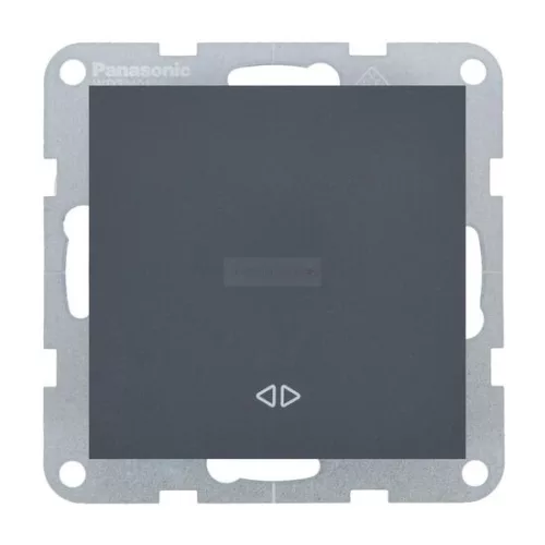 Panasonic Karre Plus 55 Soft Touch Keresztváltó kapcsoló 107 Éjfekete