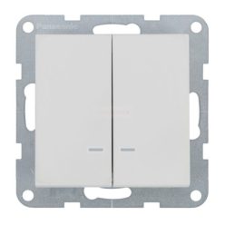   Panasonic Karre Plus 55 Soft Touch Csillár kapcsoló jelzőfénnyel 105 Kagylóhéj