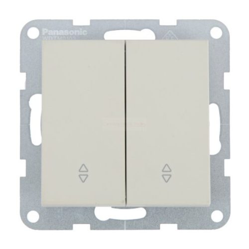 Panasonic Karre Plus 55 Soft Touch Dupla váltó kapcsoló 106+6 Homok