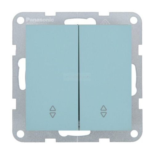 Panasonic Karre Plus 55 Soft Touch Dupla váltó kapcsoló 106+6 Türkiz