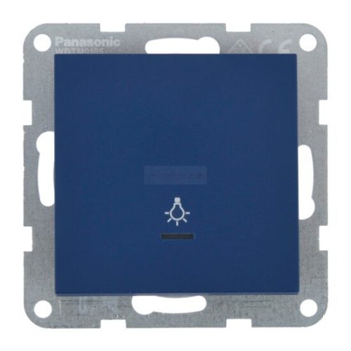 Panasonic Karre Plus 55 Soft Touch nyomó kapcsoló lámpa jellel, jelzőfénnyel Óceán