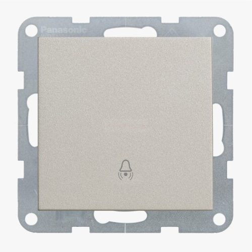 Panasonic Karre Plus 55 Soft Touch nyomó kapcsoló csengő jellel Homok