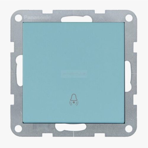 Panasonic Karre Plus 55 Soft Touch nyomó kapcsoló csengő jellel Türkiz